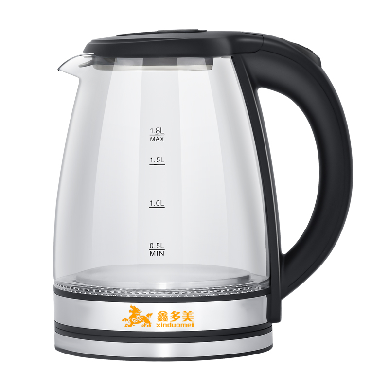 1.8L ヘルシーなガラスの電気ポット - 鑫多美電器 | ガラス/ステンレス